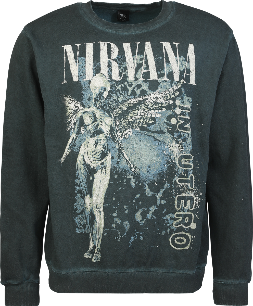 Nirvana - In Utero - Sweatshirt - dunkelgrün - EMP Exklusiv!