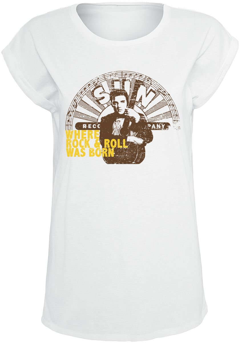 Presley, Elvis Where Rock N Roll Was Born T-Shirt weiß Presley, Elvis Where Rock N Roll Was Born T-Shirt weiß