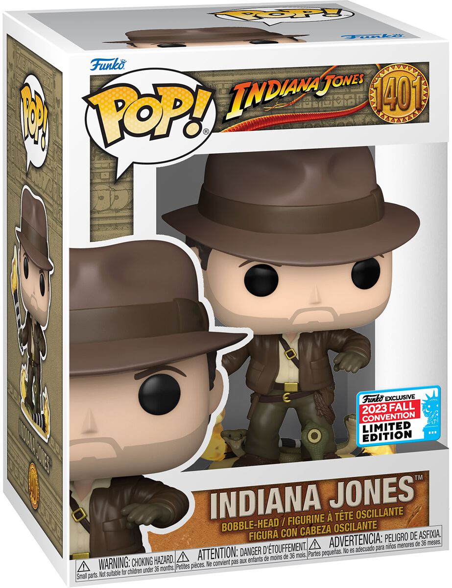 Indiana Jones - Indiana Jones (NYCC 2023) Vinyl Figur 1401 - Funko Pop! Figur - Funko Shop Deutschland - Lizenzierter Fanartikel