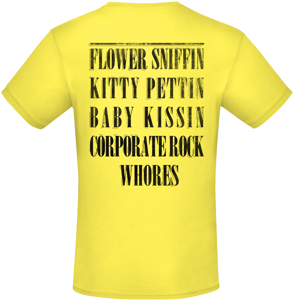 Nirvana T-Shirt - Flower Sniffing - S bis L - für Männer - Größe S - gelb  - Lizenziertes Merchandise!