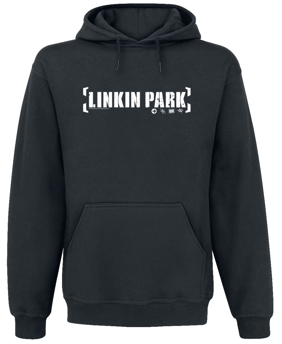 Image of Linkin Park Bracket Logo Kapuzenpulli schwarz