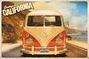 Camper California Postcard, VW, Poster