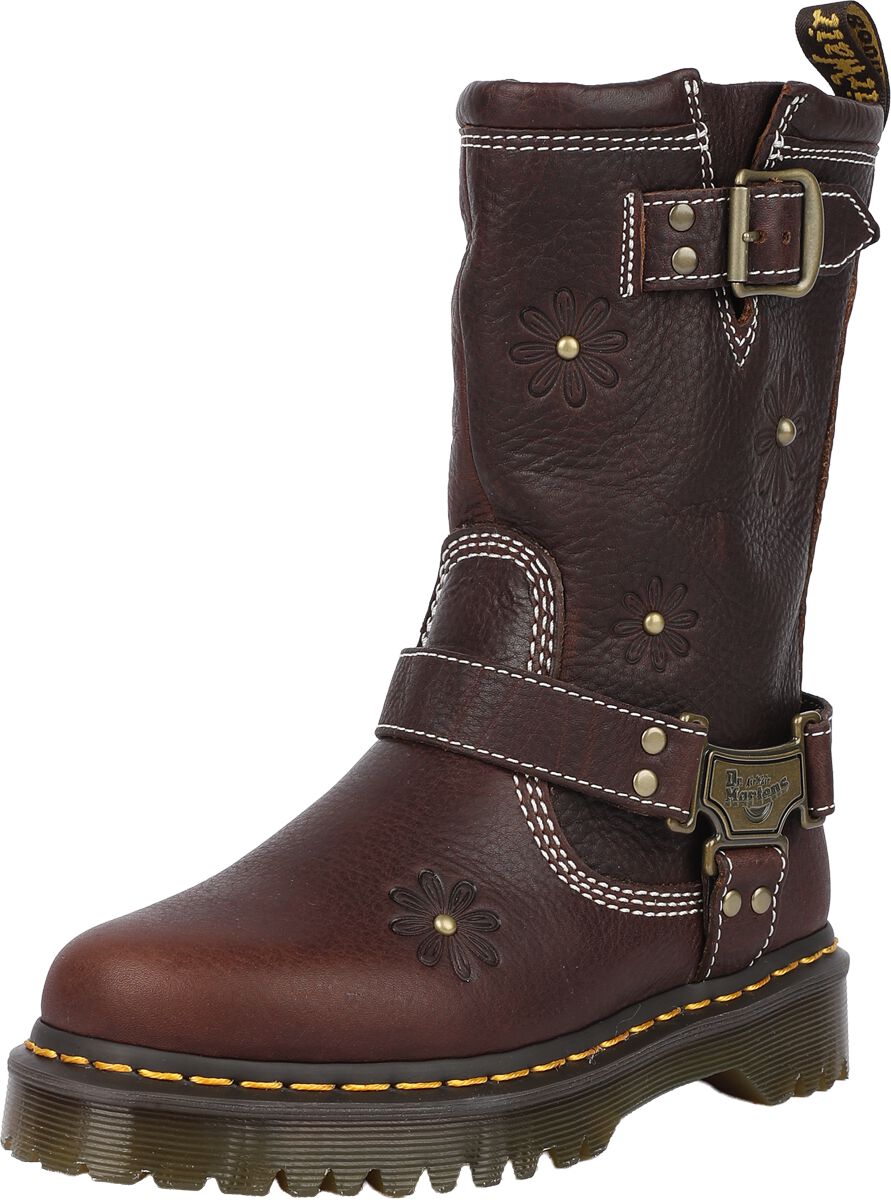 Kängor  av Dr. Martens - Anistone Hi Flower - Dam - brun