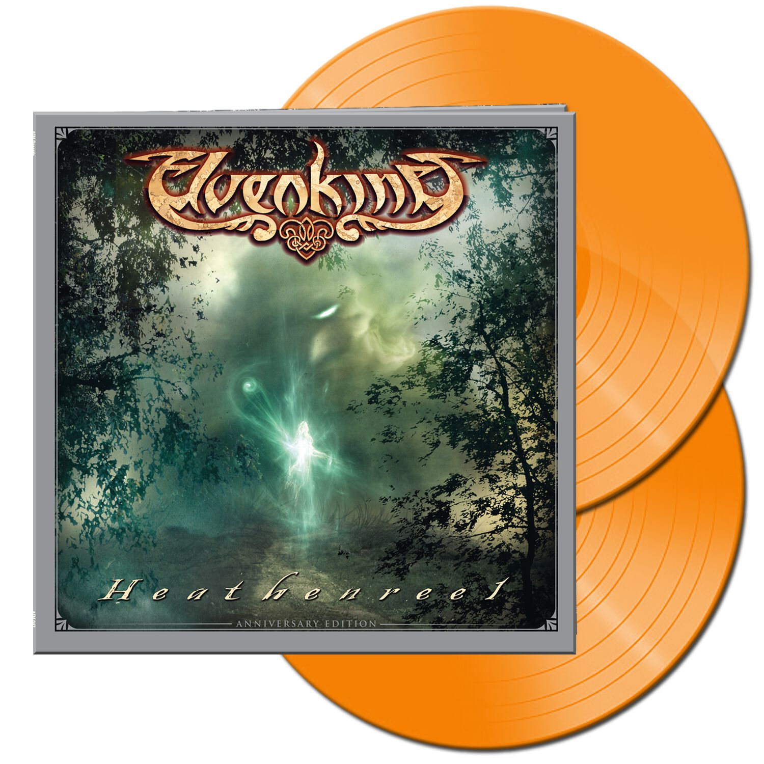 Image of Elvenking Heathenreel - Anniversary Edition 2-LP orange
