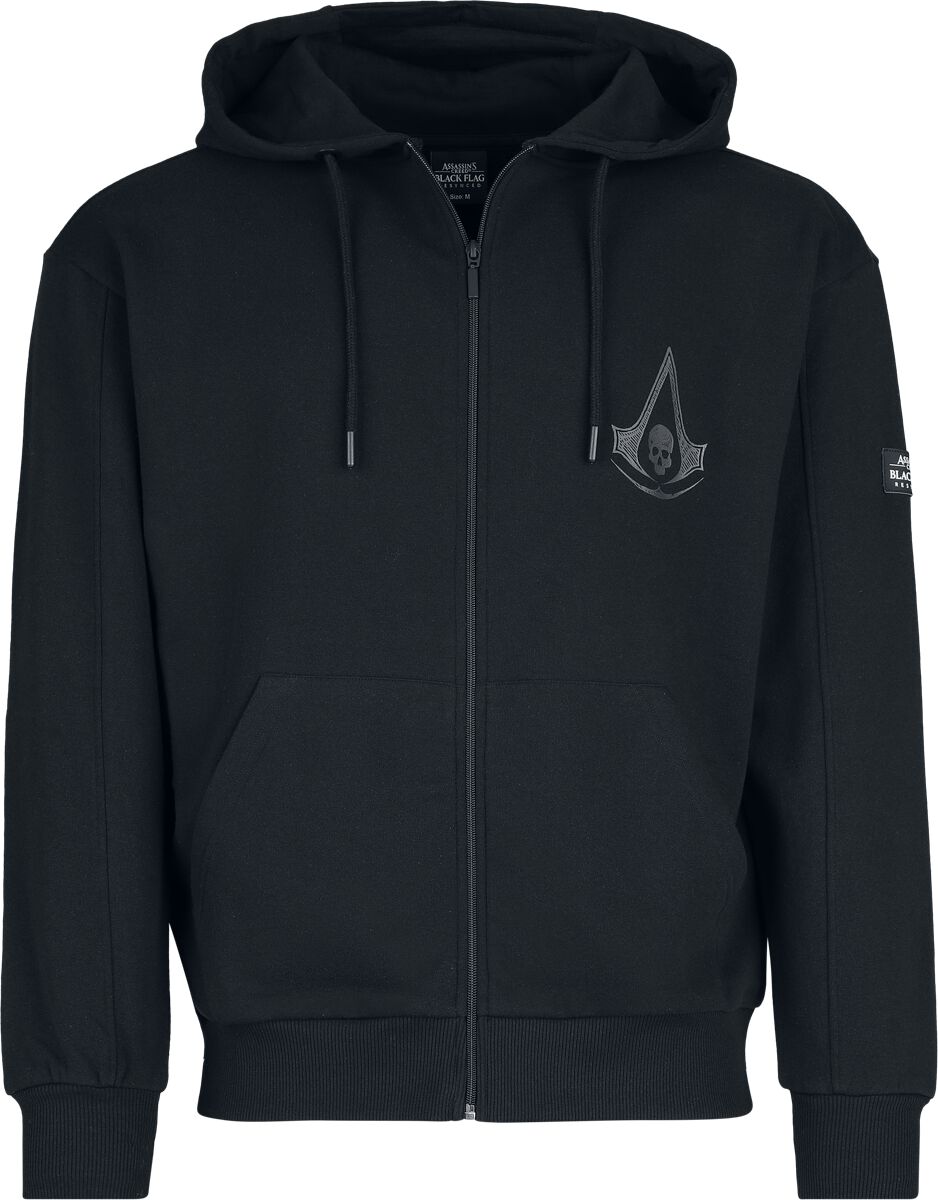 Assassin's Creed - Gaming Trui met capuchon - Black Flag Resynced - S tot XXL - voor Mannen - zwart