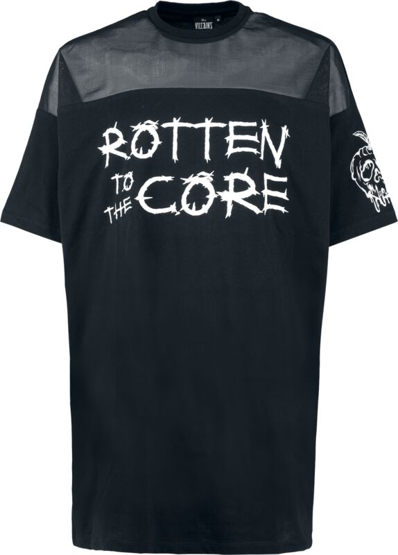 T-Shirt Disney di Biancaneve e i Sette Nani - Evil Queen - Rotten To The Core - S a 3XL - Donna - nero