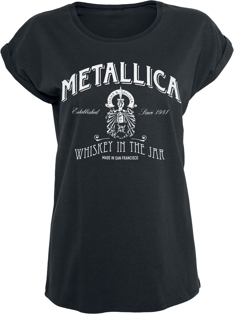 T-Shirt Manches courtes de Metallica - Whiskey In the Jar - S à 4XL - pour Femme - noir