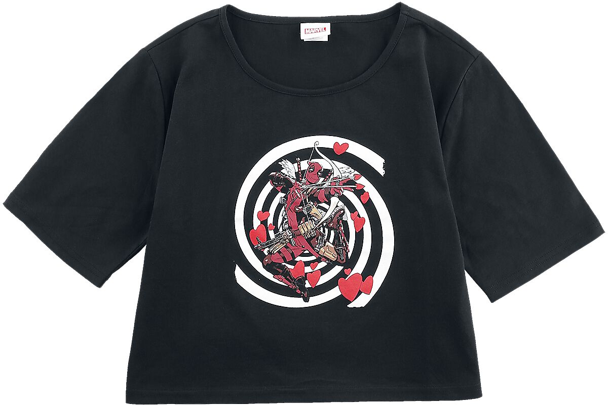 Kids Heart & Soul T-Shirt schwarz von Deadpool