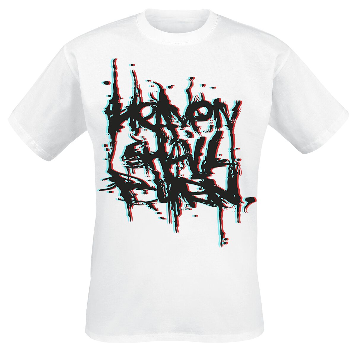 Heaven Shall Burn T-Shirt - 3D Logo - S bis XXL - für Männer - Größe XXL - weiß  - Lizenziertes Merchandise!