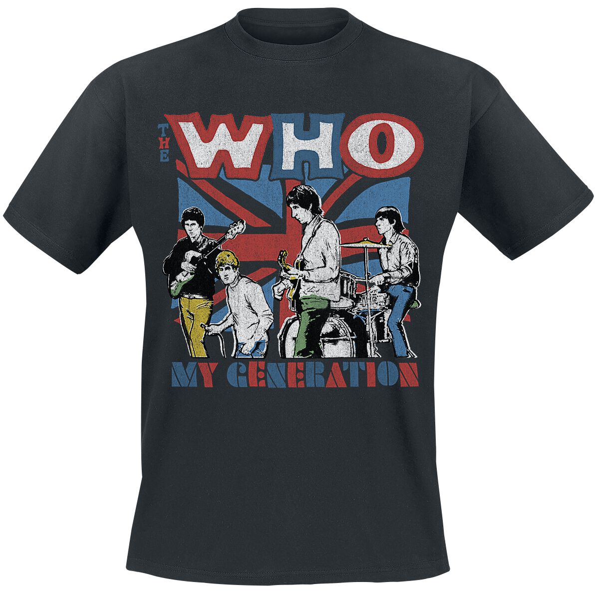 Image of The Who My Generation Vintage T-Shirt schwarz