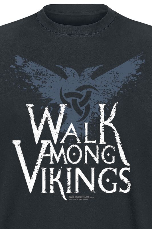 Große Größen Männer Valhalla - Walk Among Vikings | Vikings T-Shirt