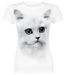 Snowy Cat, Goodie Two Sleeves, T-Shirt