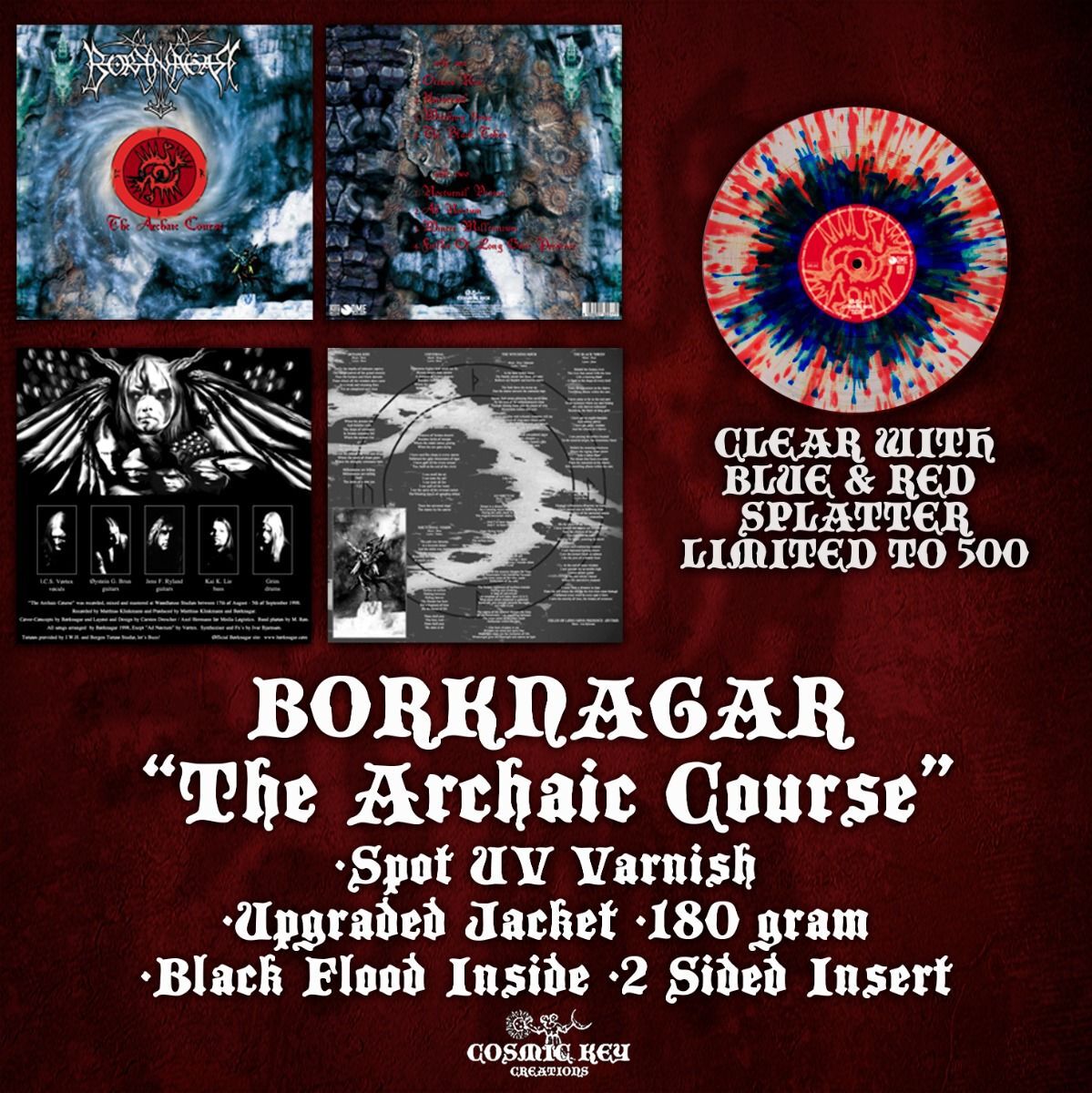 Borknagar The archaic course LP splattered