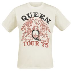 Tour 75 Crest, Queen, T-Shirt