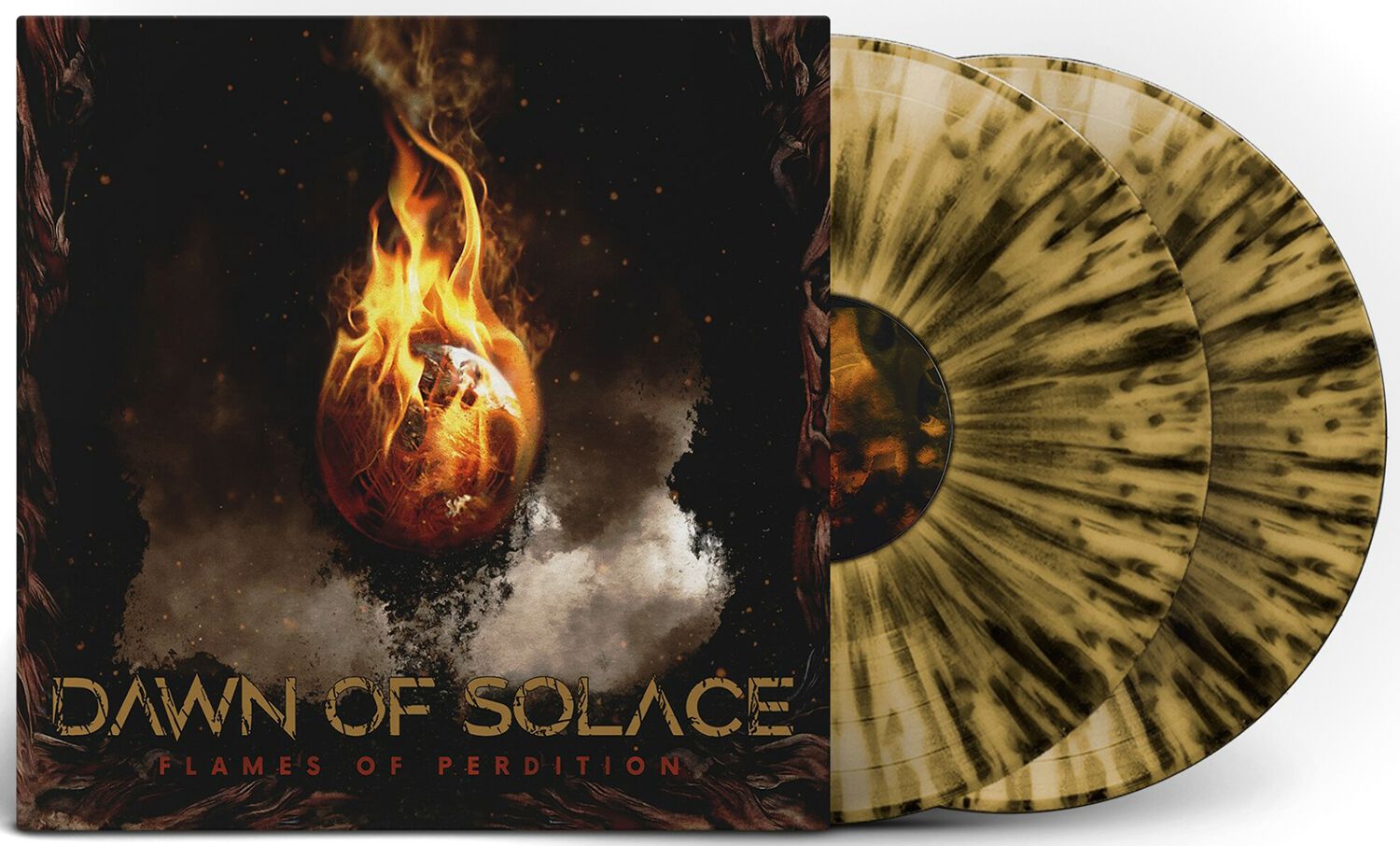 Image of Dawn Of Solace Flames of perdition 2-LP splattered