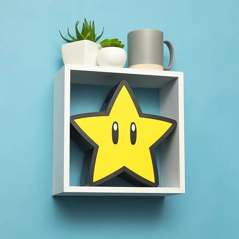 Gaming Super Mario Super Star Lampe | Super Mario Lampe