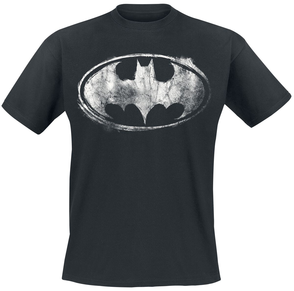 Batman - DC Comics T-Shirt - Smudge Logo - XL bis XXL - für Männer - Größe XL - schwarz  - EMP exklusives Merchandise!