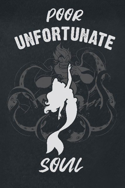 Arielle, die Meerjungfrau Unfortunate Soul T-Shirt schwarz