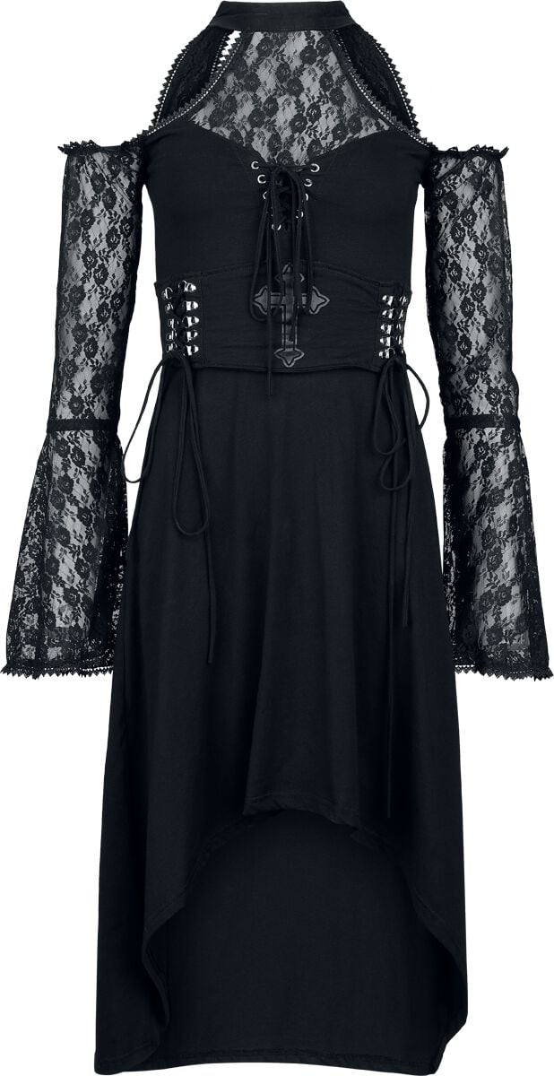 5081944571967 - Katayun Dress Mittellanges Kleid schwarz in L