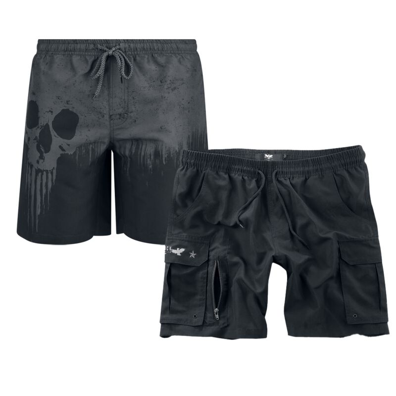 Badeshort - Swimming Time Badeshort Bundle - M bis XXL - für Männer - Größe XXL - schwarz - Männer - male