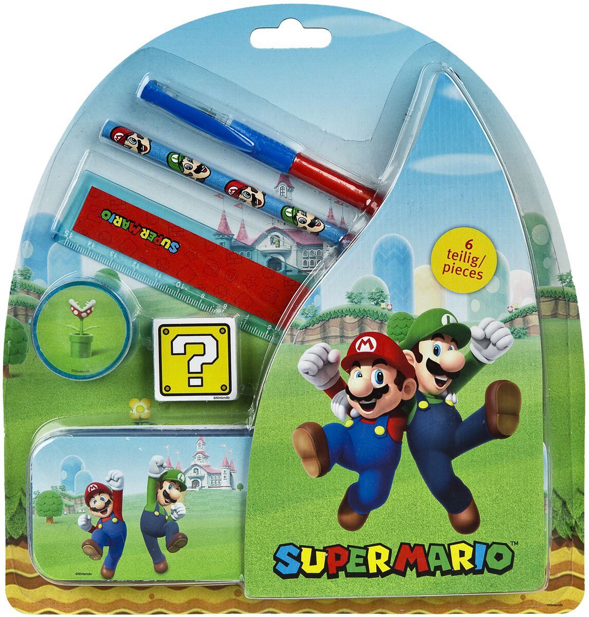 Image of Cancelleria Gaming di Super Mario - Stationery Set - Unisex - multicolore