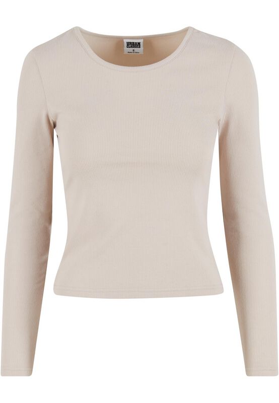 Urban Classics Ladies Heat Slim Slongsleeve Langarmshirt grau in L