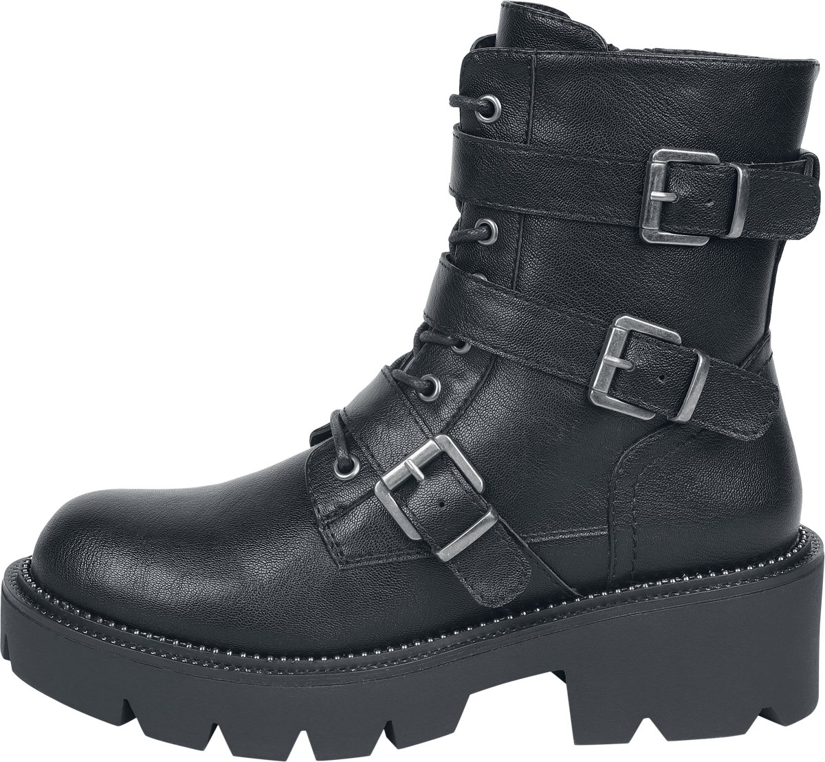 Thumbnail - Black Premium by EMP Celtic fine lines Boot schwarz in EU38