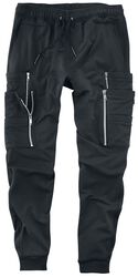 Cargopants With Zipper Details, Gothicana by EMP, Cargohose