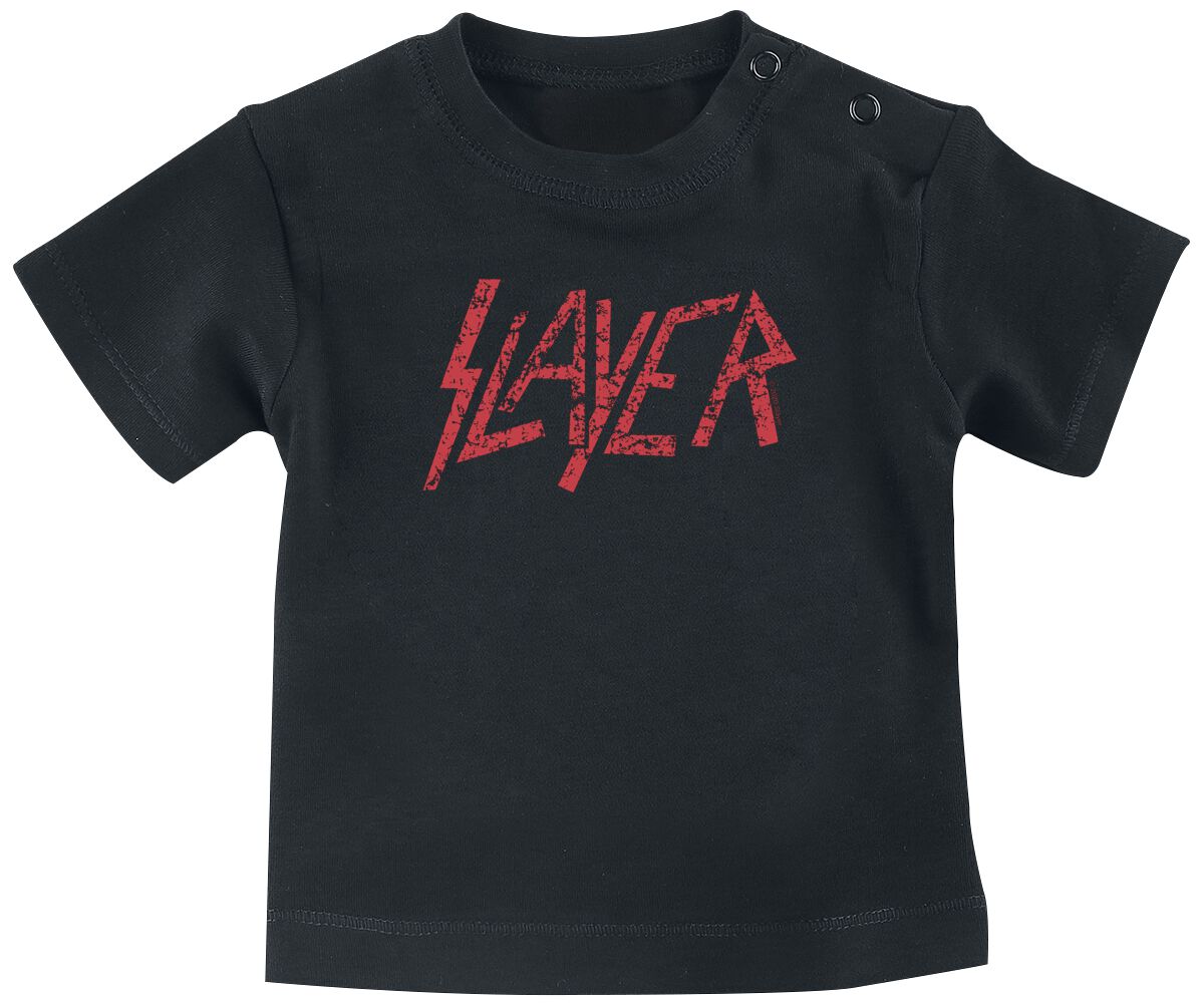 Image of Slayer Metal-Kids - Logo Baby-Shirt schwarz