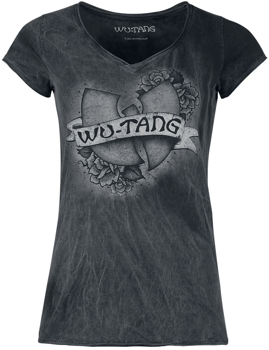 Wu-Tang Clan T-Shirt - Tattoo Logo - S bis 3XL - für Damen - Größe 3XL - schwarz  - Lizenziertes Merchandise!