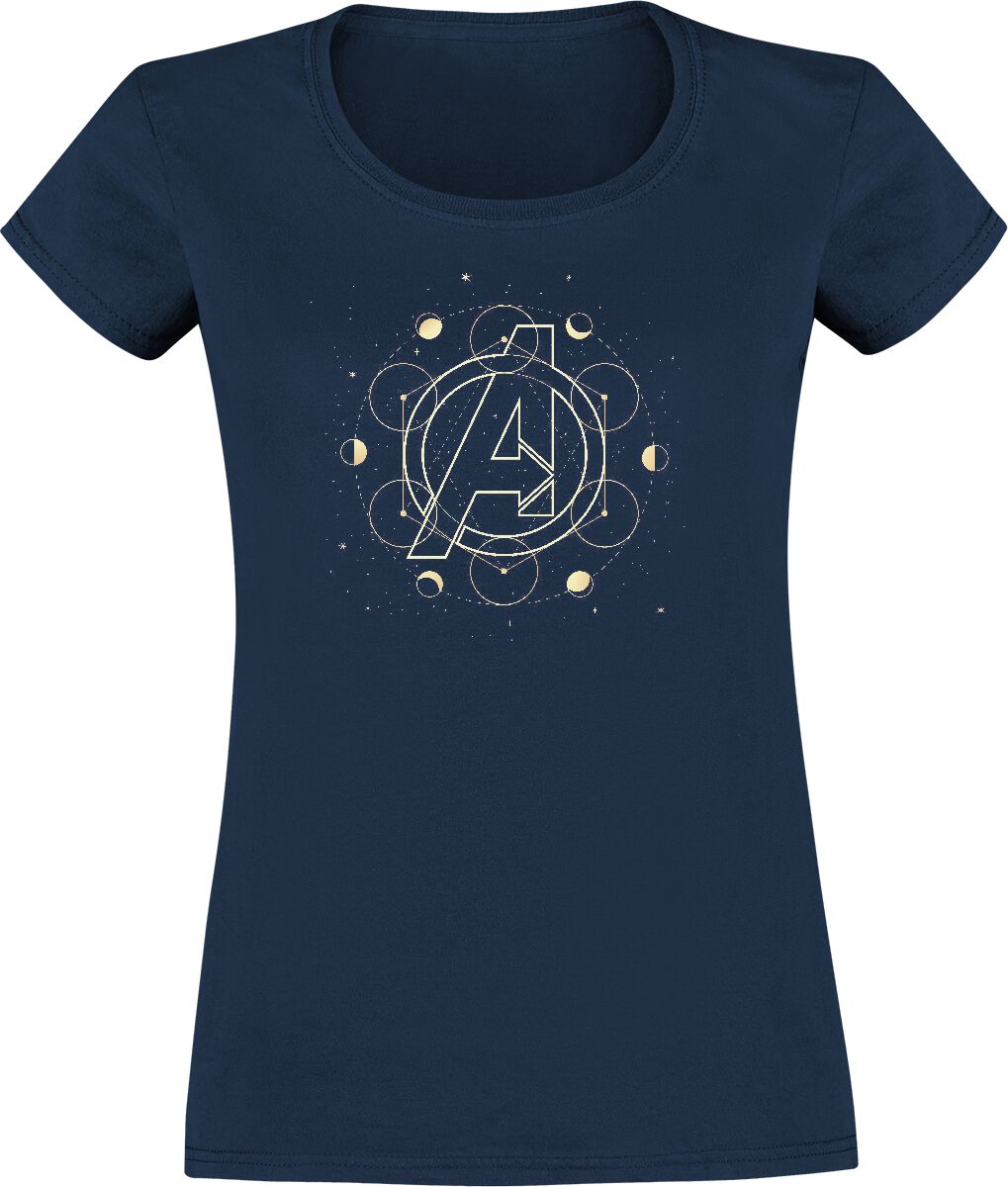 Image of Avengers Avengers Logo Girl-Shirt blau