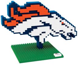 Denver Broncos - 3D BRXLZ - Logo, NFL, Spielzeug