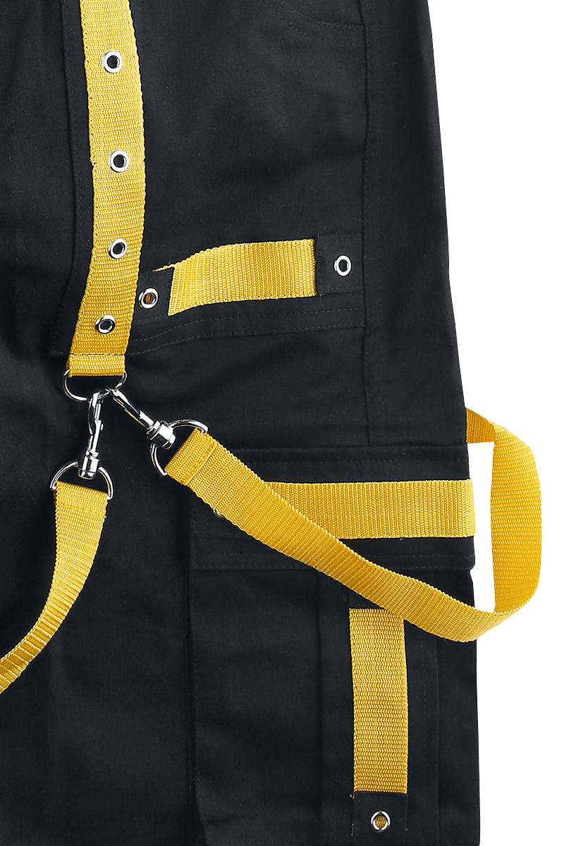 Poizen Industries Ruination Shorts Short schwarz gelb