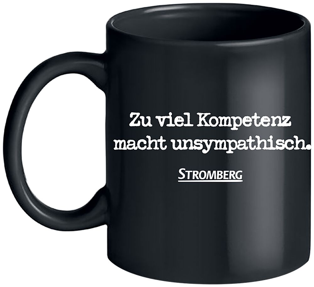 Stromberg Tasse - Kompetenz - schwarz  - EMP exklusives Merchandise!