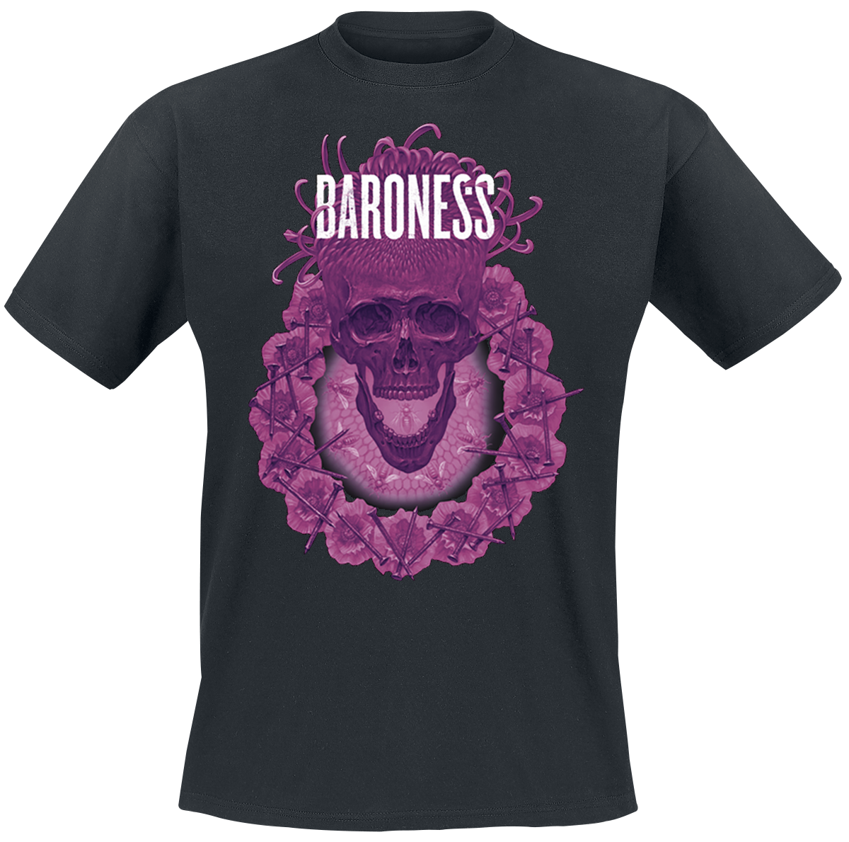 Baroness - Marald Chrysanthemum - T-Shirt - black image