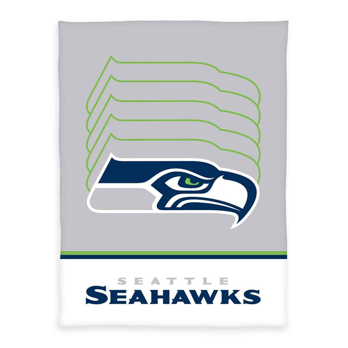 NFL - Seattle Seahawks - Flauschdecke - Decke - multicolor