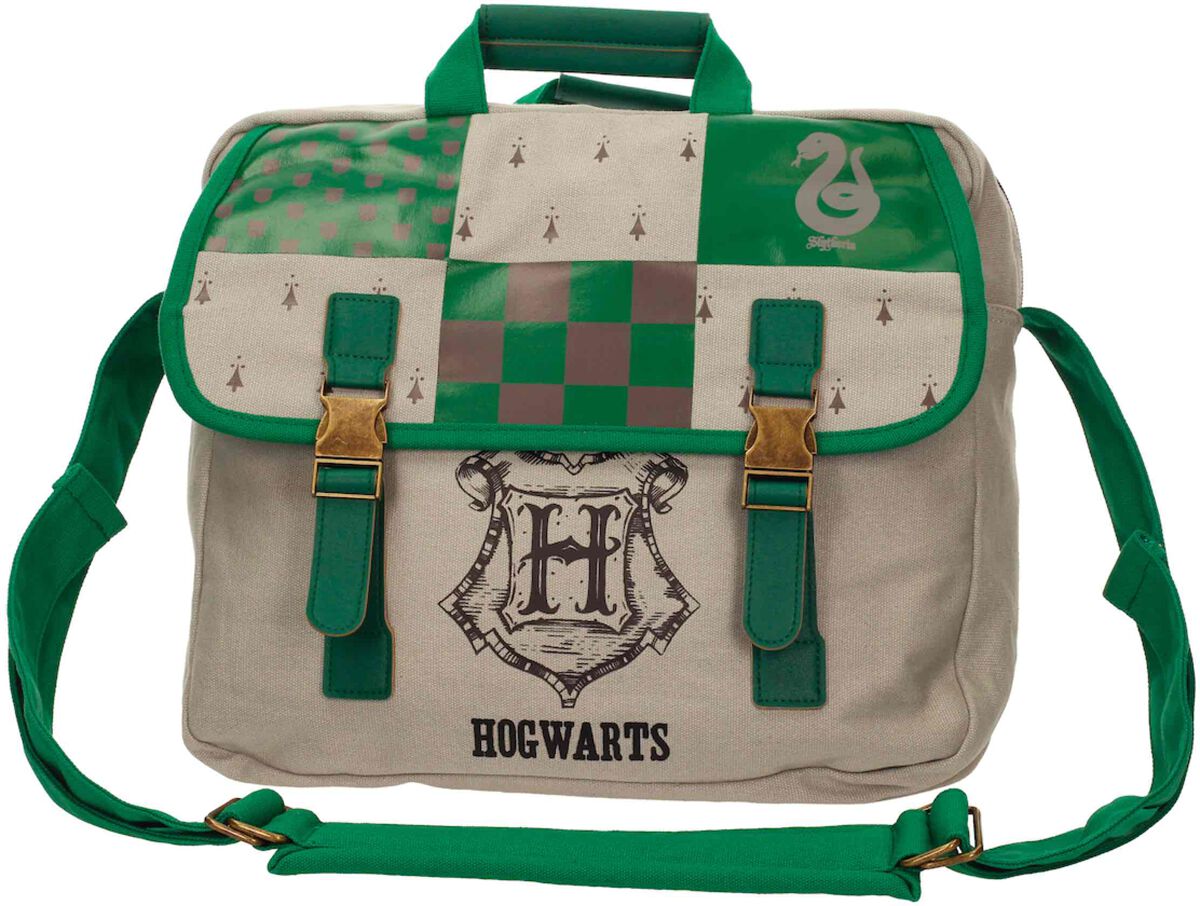 Image of Borsa a tracolla di Harry Potter - Slytherin - Unisex - verde/panna