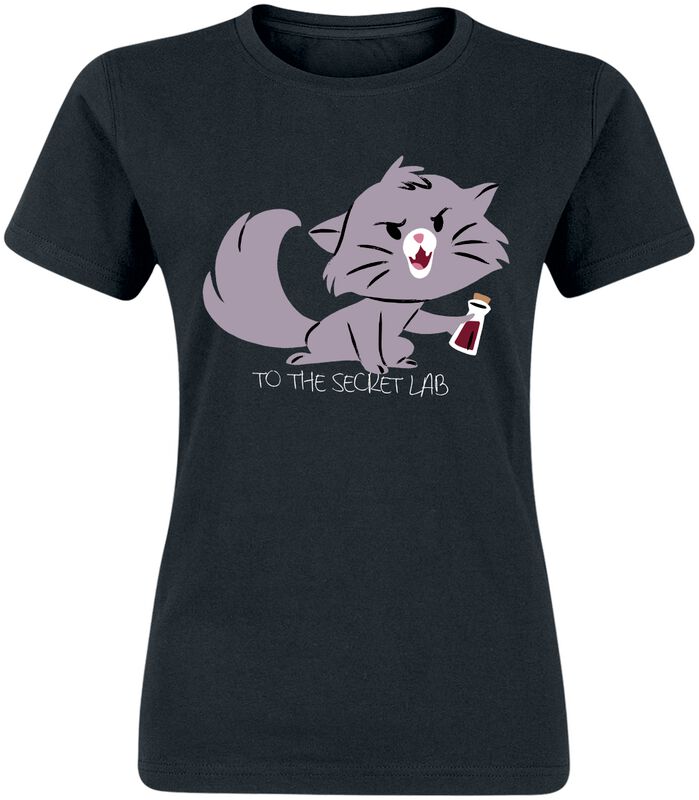 Camiseta Disney de El Emperador y sus Locuras - Yzma Cat To The Secret Lab - Mujer - Negro