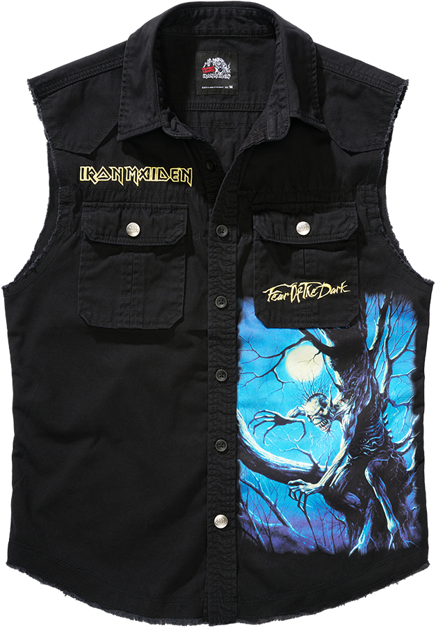 Iron Maiden - Fear of the dark - Kurzarmhemd - schwarz