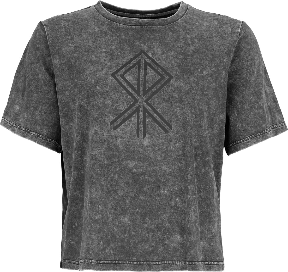 4068143327015 - Pagan Roots Courage Rune T-Shirt schwarz in L