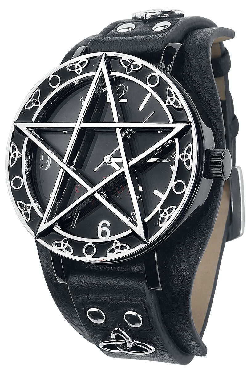 etNox Time - Gothic Armbanduhren - Pentagramm