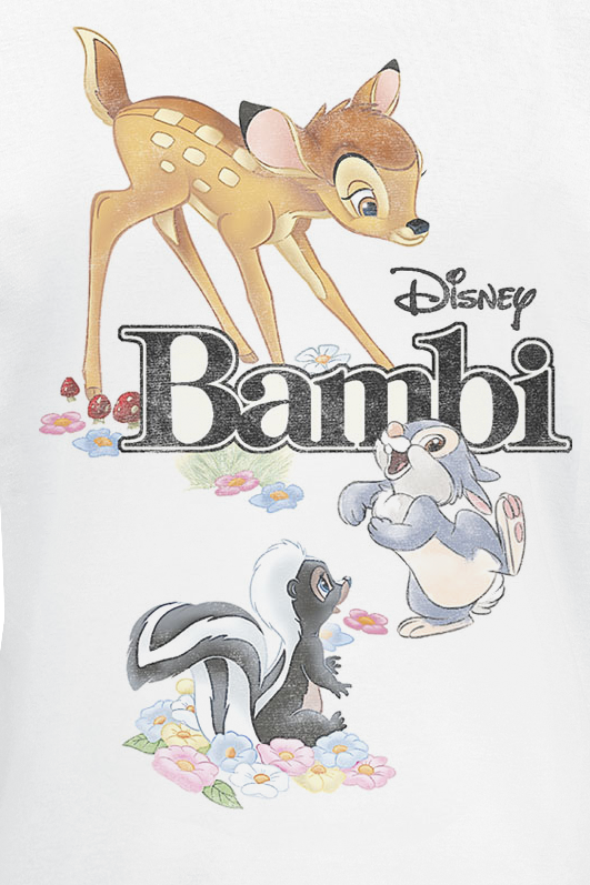 Bambi Bambi with friends T-Shirt weiß