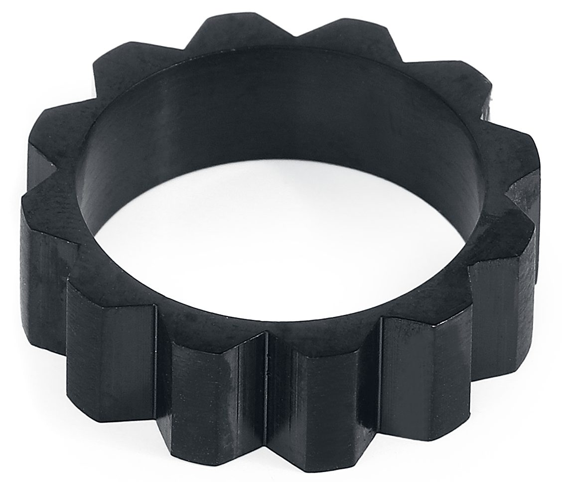 etNox Zahnrad Ring schwarz