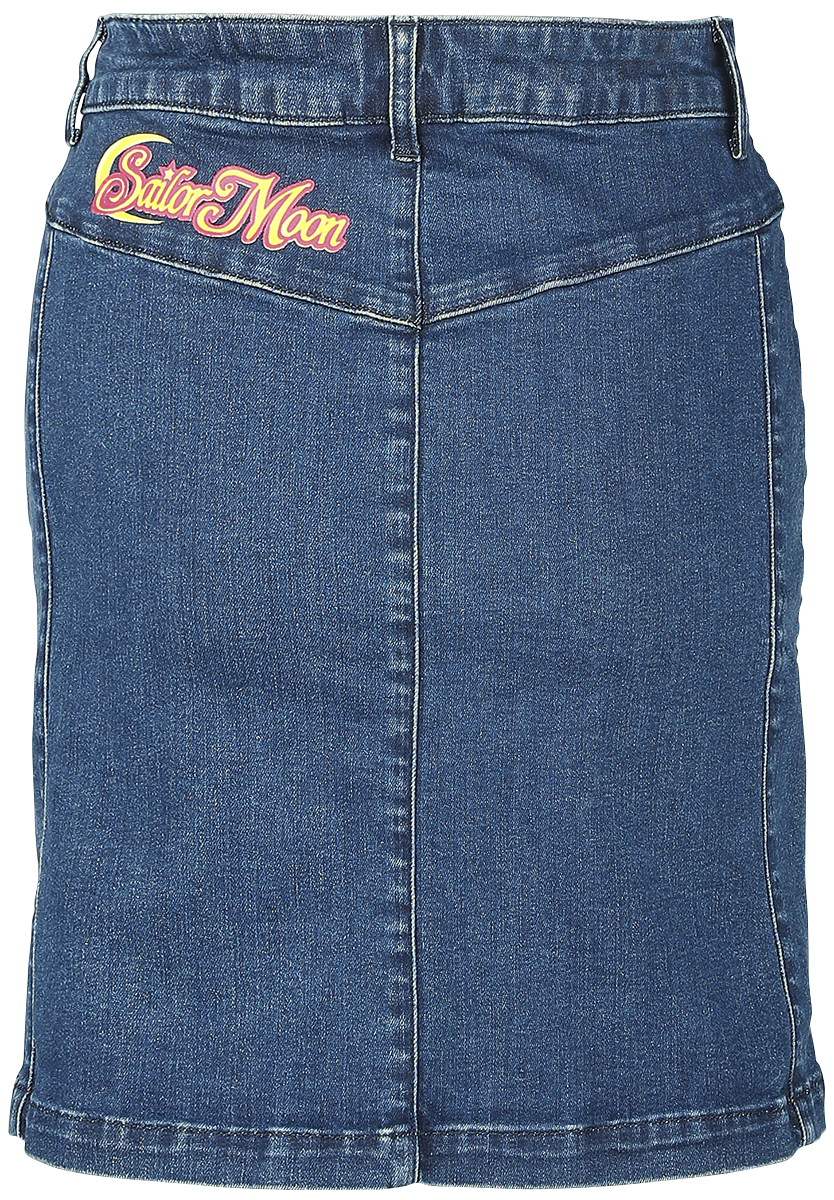 Sailor Moon - Anime Kurzer Rock - Luna & Artemis - S bis L - für Damen - Größe S - blau  - EMP exklusives Merchandise!