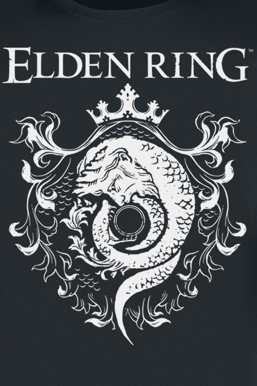 Elden Ring - Gaming T-Shirt - Crest - S bis XXL - für Männer - Größe L - schwarz  - EMP exklusives Merchandise!