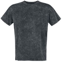Graues T-Shirt mit individueller Waschung