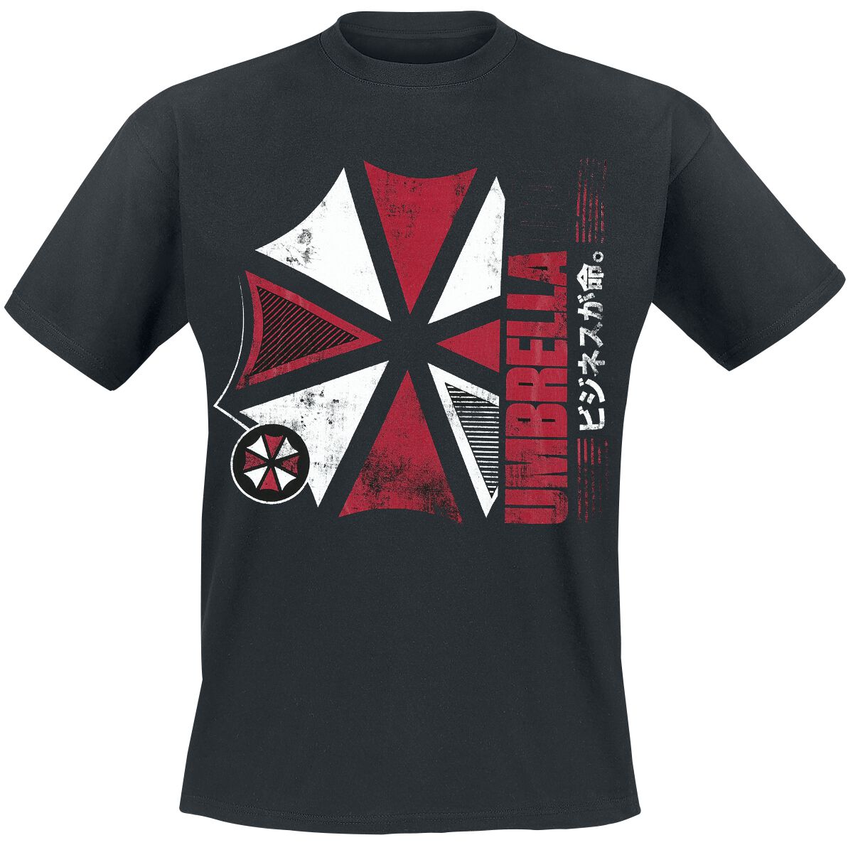 Resident Evil - Gaming T-Shirt - Umbrella Co. - XL bis XXL - für Männer - Größe XL - schwarz