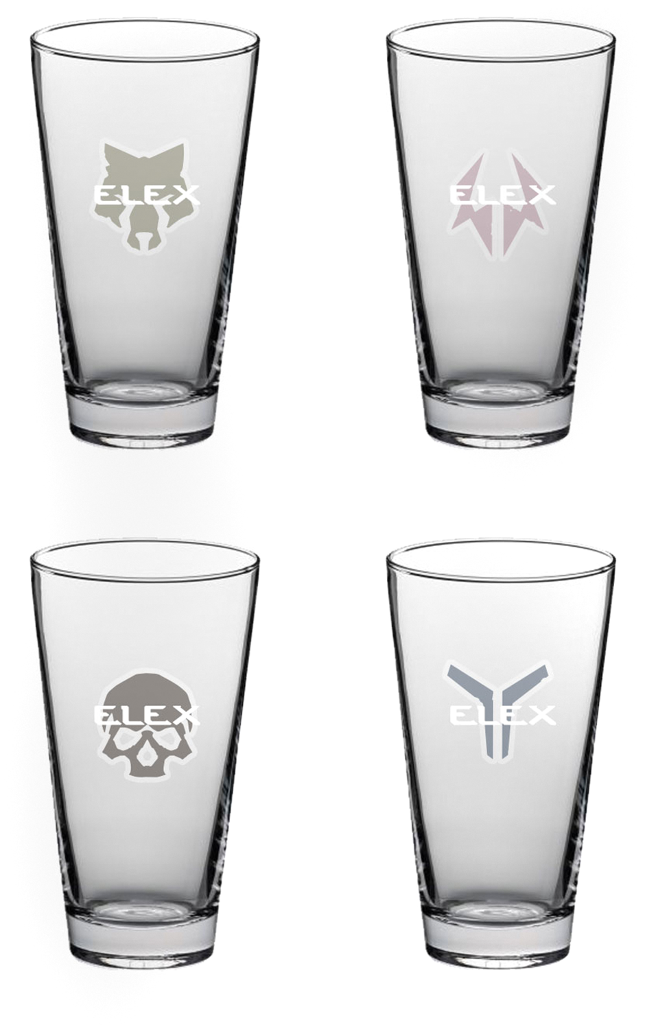 Elex 2 Factions Glas-Set multicolor - 26.68% Rabatt