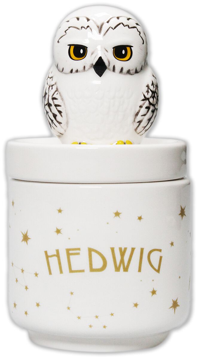 Boîte de rangement de Harry Potter - Hedwige - pour Unisexe - blanc/or