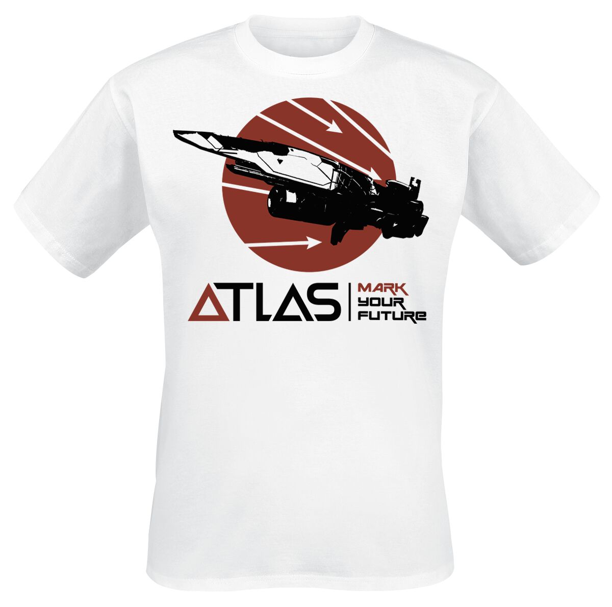 T-Shirt Manches courtes Gaming de Borderlands - Borderlands 3 - Atlas - S à XXL - pour Homme - blanc